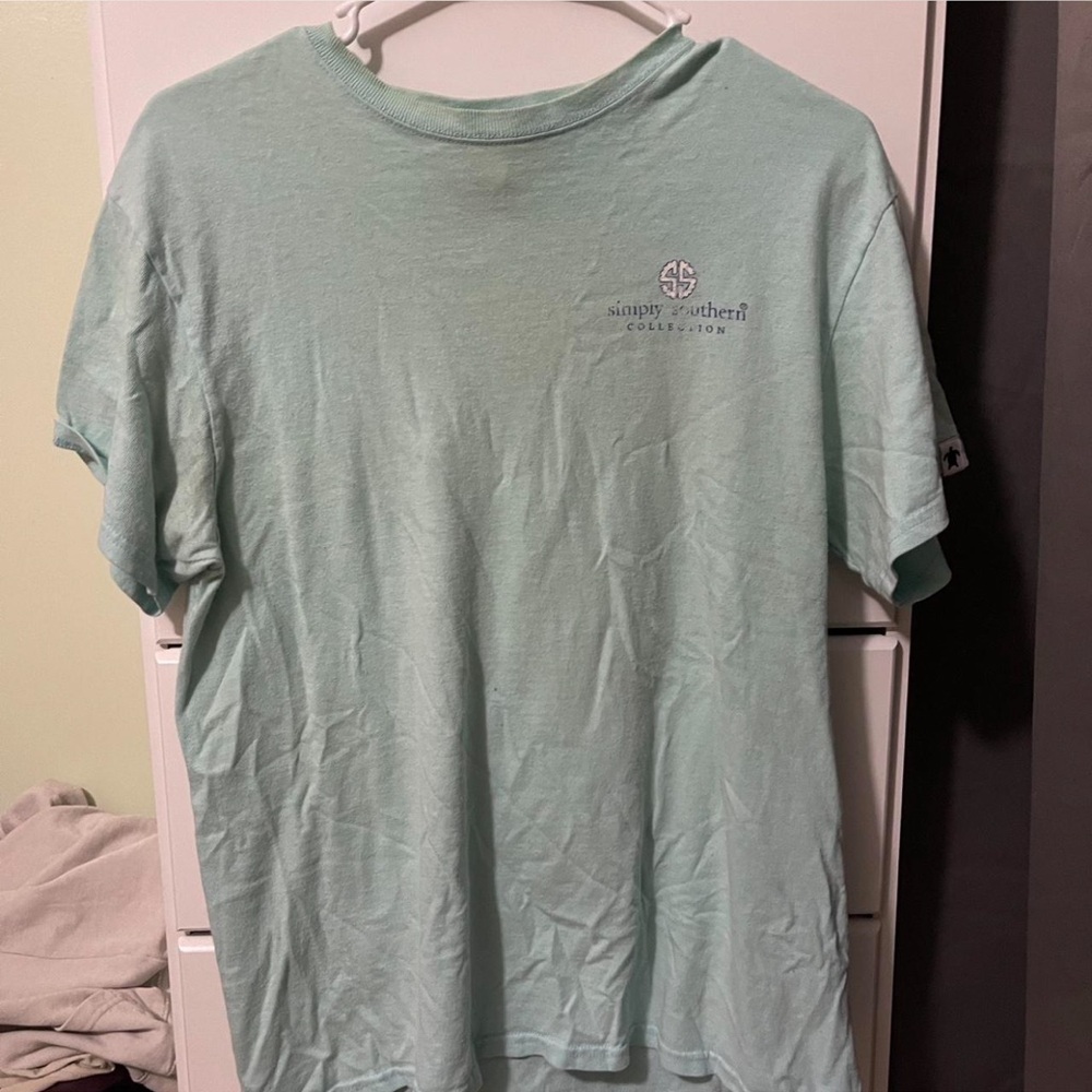 Simply Southern Light Blue Short Sleeve Tee
